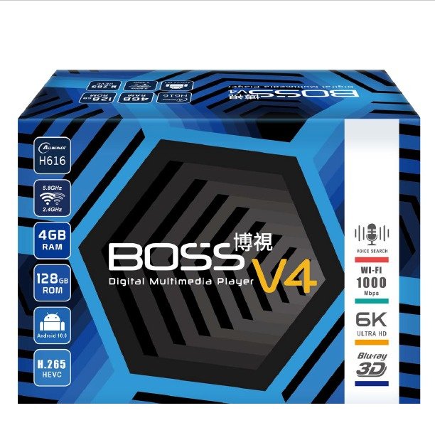 BossTV 博視 V4 / V4 mini PC  語音版 / 4+128GB 電視盒子