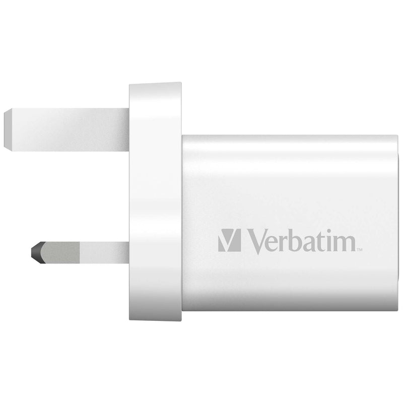 Verbatim 2 Port 33W PD & QC 3.0 GaN USB 充電器 66791
