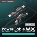 SAVEWO PowerCable MIX 240W PD3.1 救世 4合1 極速充電線 - 1.2m (120cm)