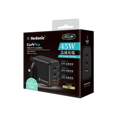 81063 / 81064 3 端口 45W GAN Pro 迷你USB 快速充電器