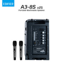 EDIFIER - A3-8S (雙咪版) 8吋低音Party BOX DSP 漫步者 小露寶 數碼音頻 低失真AUX USB TF Card 流動擴音機 揚聲器 喇叭 卡拉OK 中國版
