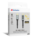 Verbatim PD 100W Type C to Type C 充電傳輸線（120cm）66951