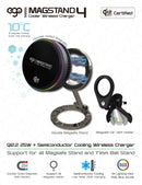 EGO  | 車充 | MagStand 4 | 半導體散熱 | Magsafe 充電器 | 磁吸無線 |