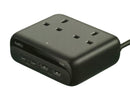 6合1 GaN 多功能充電座 70W (2 個 USB-C, 2 個 USB-A, 2 位插座) SRZ001my1.5M