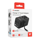 Verbatim Charge ‘n’ Travel Adapter 45W with cable