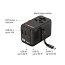 Verbatim Charge ‘n’ Travel Adapter 70W with cable
