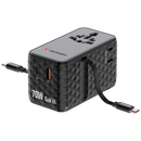 Verbatim Charge 'n' Travel Gan 3 70W 2 Cables 30186 旅行充電器 連Type-C線