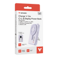 Verbatim Verbatim 5合1 Charge 'n' Go 10000mAh 磁吸無線流動充電池 - 3C (32280黑)(32281紫) | 香港行貨