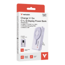 Verbatim Verbatim 5合1 Charge 'n' Go 10000mAh 磁吸無線流動充電池 - 3C (32280黑)(32281紫)