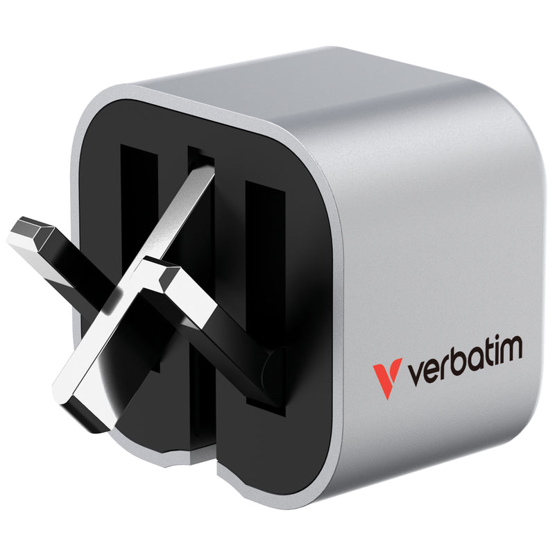 Verbatim 35W 折疊式充電器 (英規插頭) 1C1U 32350