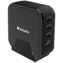 Verbatim 4端口150W PD & QC 3.0 GaN充電器 66910 (附AC電源線+直立底座)