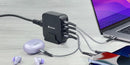 Verbatim 4端口150W PD & QC 3.0 GaN充電器 66910 (附AC電源線+直立底座)