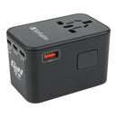 Verbatim 5 端口 75W PD 3.0 & QC 3.0 GaN 通用旅行轉插