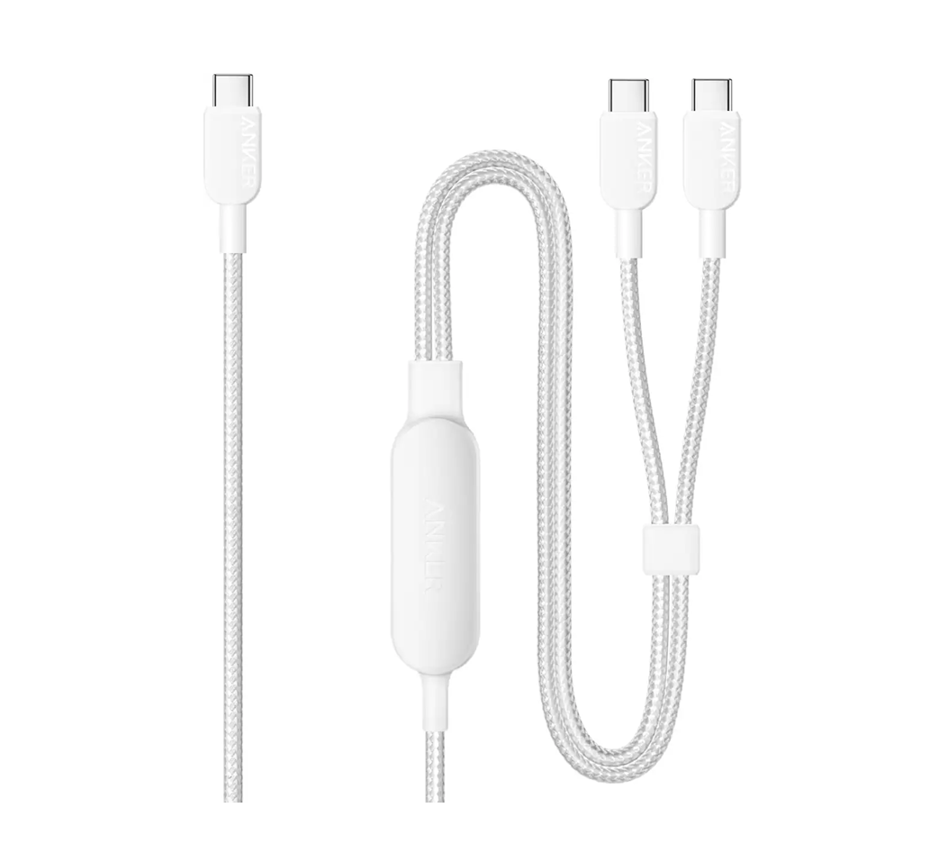 Anker 2-in-1 USB C to USB C Cable 140W (4ft | 1.2m) (A8895021)