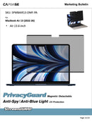 CAPDASE | Apple Macbook | 可拆卸 磁石防窺 + 防藍光 + 防眩光 屏幕保護貼 | 防偷窺 MacBook 磁性框架 超窄可視角度 | 香港行貨