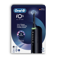 香港行貨 2年保養 | Braun | 百靈 | Oral B | iO5 | 4 * 刷頭 | 旅行盒套裝 | Series 5 |充電式 電動牙刷 | 5種個人化潔齒模式 | 壓力感應