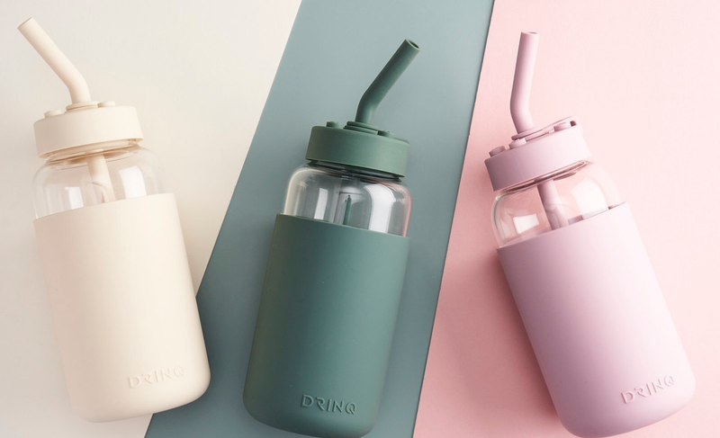 DRINQMORE! DRINQ Glass Bottle 玻璃水樽 27oz