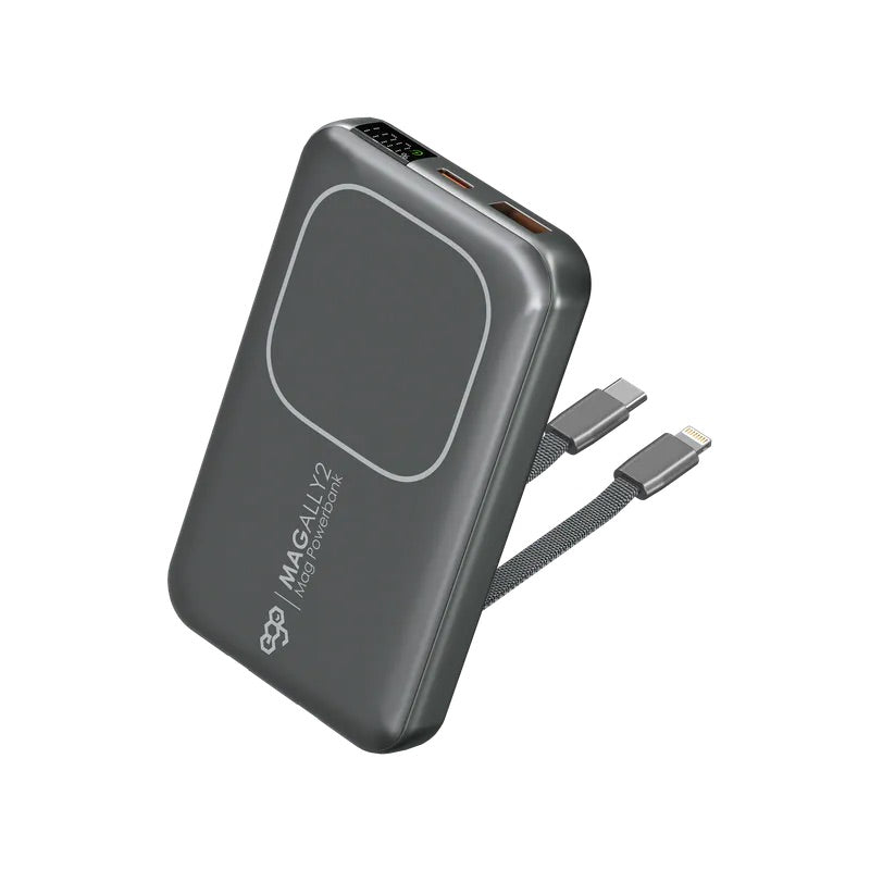 3C認證 | EGO MagAlly2 | 10000mAh | CCC | 內置線外置電 | 行動電源 | 掃碼追溯 二維碼 | 磁吸 | QR code | 移動電源 | LED