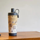 台灣 Ricocafe COOLID Lite 酷力保冰杯 900ml 四季花語透明杯