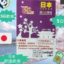 Lucky2 5G LTE 日本 5日 10GB KDDI Lucky2 上網卡 外遊數據卡 旅行 5G LTE 無限數據卡