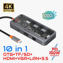 Elementz 10 in 1 Type-C hub擴展器 (MK-110H)