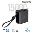 Elementz PMP-G45 MagPrime G45-15000mAh CCC 認證行動電源