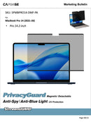 CAPDASE | Apple Macbook | 可拆卸 磁石防窺 + 防藍光 + 防眩光 屏幕保護貼 | 防偷窺 MacBook 磁性框架 超窄可視角度 | 香港行貨