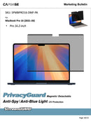 CAPDASE | Apple Macbook | 可拆卸 磁石防窺 + 防藍光 + 防眩光 屏幕保護貼 | 防偷窺 MacBook 磁性框架 超窄可視角度 | 香港行貨