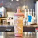 台灣 Ricocafe COOLID Lite 酷力保冰杯 900ml 四季花語透明杯