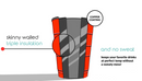 Pirani 16oz Insulated Stackable Tumbler 不鏽鋼真空保溫杯(連杯蓋)