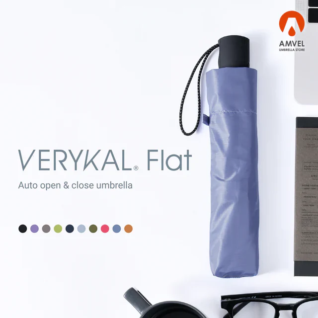 AMVEL VERYKAL FLAT 超薄輕便自動開合傘 (A2750)