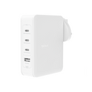 Belkin PD 140W USB-C 4 端口 GaN 家用充電器 白色 WCH014myWH