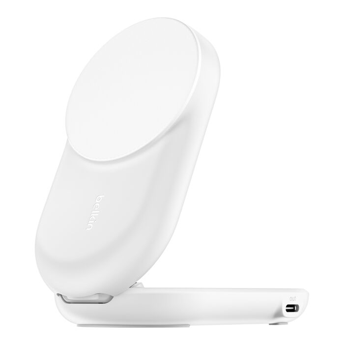 Belkin UltraCharge Qi2 2合1 可折疊磁吸充電器 25W WIZ039my