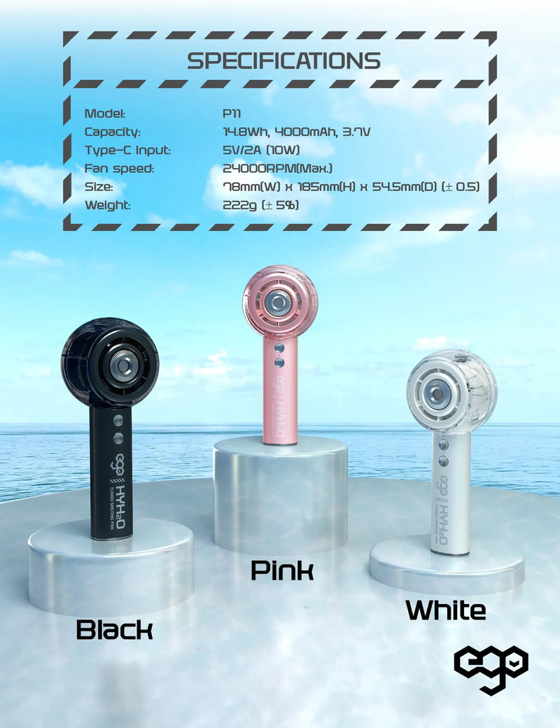 EGO HyH2O 噴霧水冷風扇 (P11)
