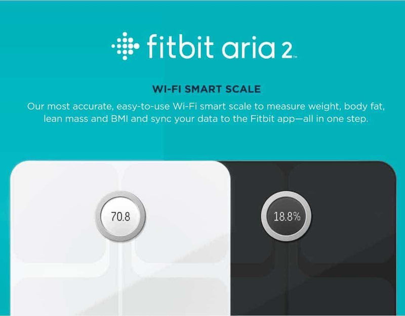 Fitbit Aria 2 Wifi智能電子磅 FB202  (平行進口)