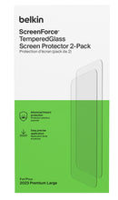 Belkin ScreenForce™ Tempered GLASS iPhone 15 系列 鋼化玻璃螢幕保護貼 2張套裝 附有對齊托架神器