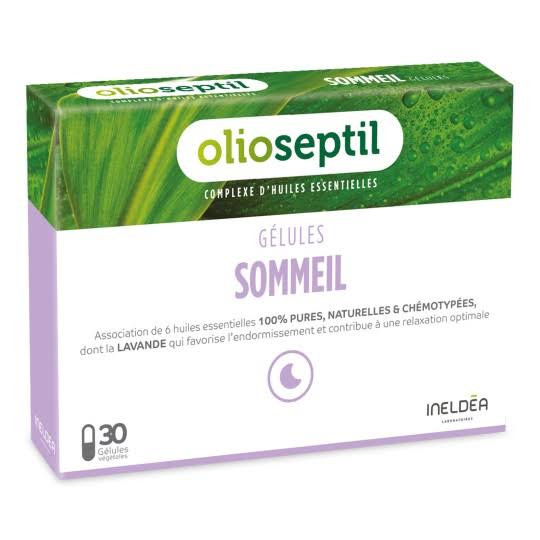 章小蕙推薦  | 法國 | Olioseptil Sommeil 久木之名 |  薰衣草油膠囊 |  口服精油 | 睡眠助舒眠 | 天然褪黑素 |  好夢  | (30粒/盒)