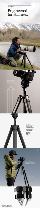 Peak Design Pro Tripod 黑色 碳纖 三腳架 - PT-S-BK-1 附球形雲台