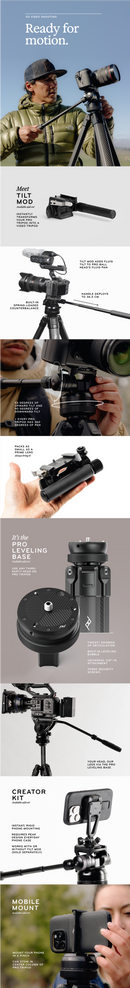 Peak Design Pro Tall Tripod 黑色 碳纖 三腳架 PT-T-BK-1 附球形雲台