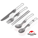 Naturehike 戶外野營便攜 鈦合金折疊餐具 (NH19C001-J)
