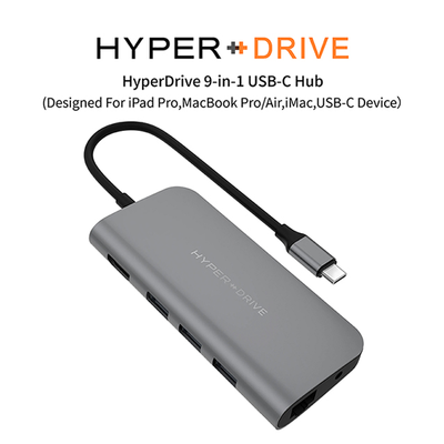 HyperDrive HD30F / POWER 9-in-1 USB-C 擴充器