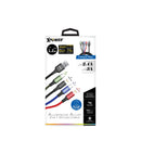 XPower 4合1鋁合金高速充電尼龍線 XP-4X1