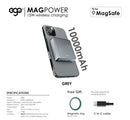 EGO MagPower 10000mAh Magsafe 15W 行動電源
