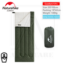 Naturehike 升級版 H150舒適透氣便攜式信封睡袋 加大款 深綠色