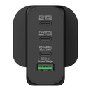 Verbatim 4 Port 130W PD 3.0 & QC 3.0 GaN USB 充電器 黑色 66634