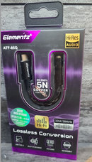 Elementz ATF-85Q Type C to 3.5mm 32bits 轉換線