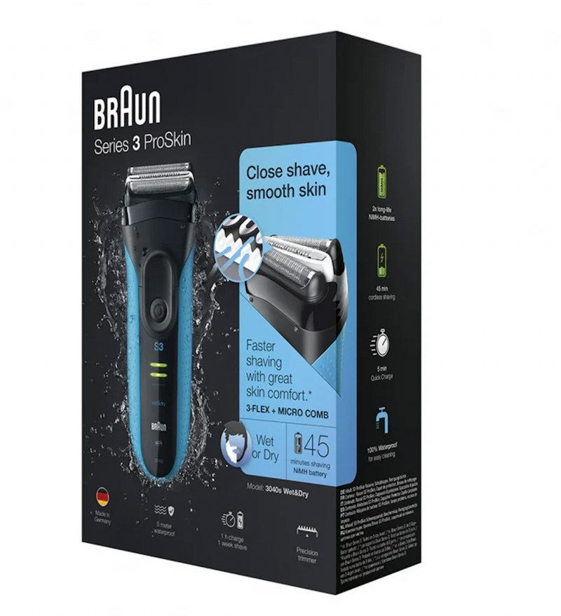 Braun 百靈 Series 3 - 3040s ProSkin 親膚系列 男士電鬚刨