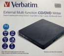 Verbatim CD DVD 便攜式 USB 刻錄機 燒碟機 SD 讀卡機 66717