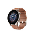 Amazfit GTR 3 Pro 無邊際鋁合金智慧手錶 作為一款智慧型穿戴裝置，如果您希望手錶能襯托您的裝扮，最重要的是手錶必須兼顧外形美觀和性能出眾。 超時尚的 Amazfit GTR 3 Pro 以經典手錶為靈感，採用圓形機身，以輕巧耐用的航空級鋁合金製成，配備典雅的旋轉式錶冠。無邊框設計 1 與弧形玻璃螢幕完美融合，更加沉浸有感，舒適時尚的錶帶可以搭配從西裝到健身裝備，讓您與眾不同。