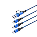 XPOWER ACX3 2出3高速充電編織線